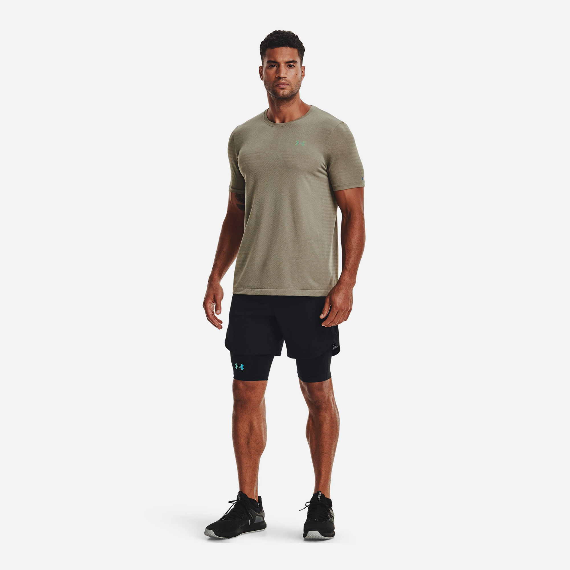 Áo thun tay ngắn thể thao nam Under Armour Rush Seamle Geosport - 1370441