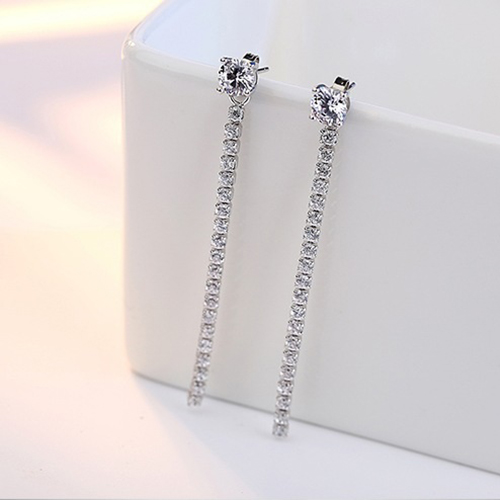 Bông tai khuyên tai nữ ngọc trai thanh dài