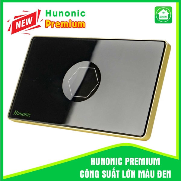 Hunonic Premium Công Suất Lớn Cho Máy Bơm, Bình Nóng Lạnh Màu Đen