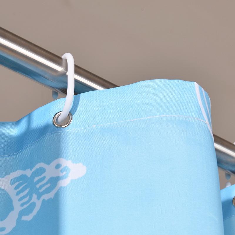 Rèm phòng tắm vải Polyester chống thấm nước bắt mắt