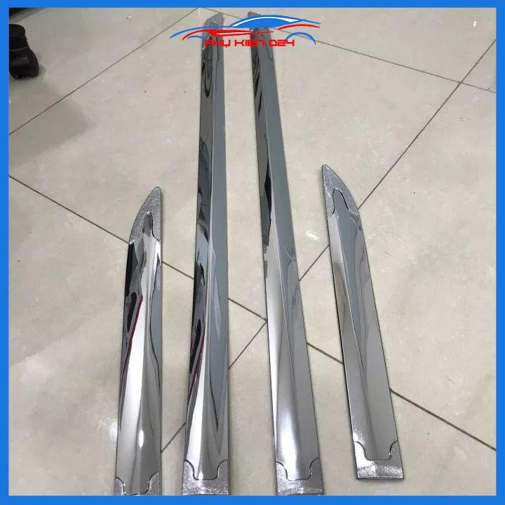 Bộ ốp nẹp sườn Morning 2012-2013-2014-2015-2016-2017-2018-2019-2020-2021-2022 mạ crom trang trí làm đẹp xe
