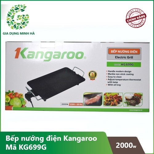 Bếp Nướng Điện Kangaroo KG699 Công suất 2000W - Hàng chính hãng bảo hành 12 tháng