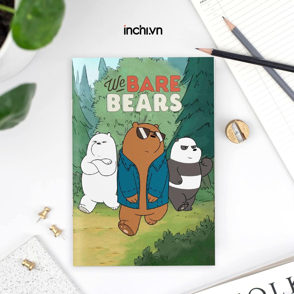 ( NĂM HỌC MỚI ) 10 MẪU VỞ KẺ NGANG NHÂN VẬT HOẠT HÌNH TOM &amp; JERRY , WE BARE BEARS VUI NHỘN 80 TRANG CHO BÉ HỌC TẬP