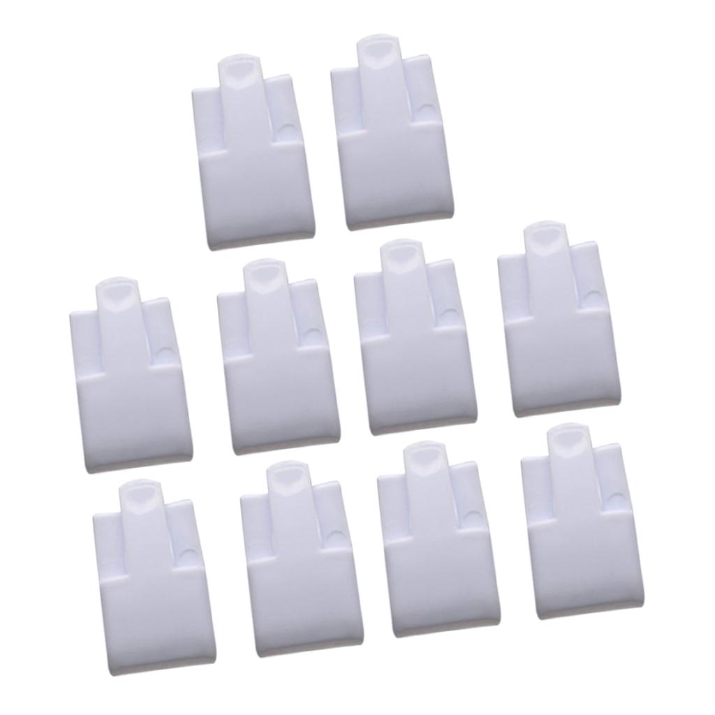 10pcs Mini Finger Ring Display Stand Storage Case Case Shop Jewelry Tray