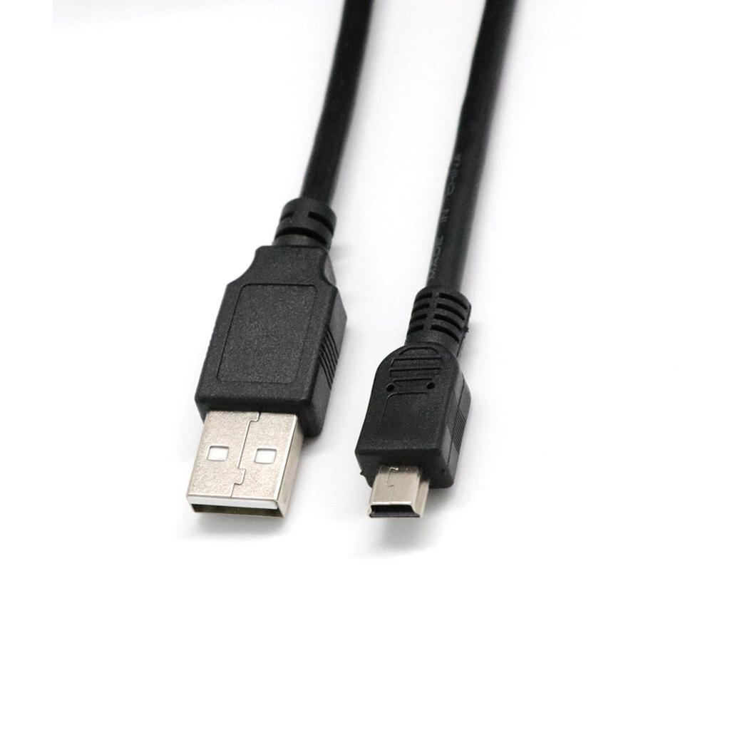 5m/16FT 2.0 USB Cable Type A to Mini B Male to Male 5 PIN Black