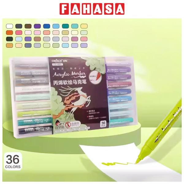 Hộp 36 Bút Lông Màu Acrylic - Chosch H865