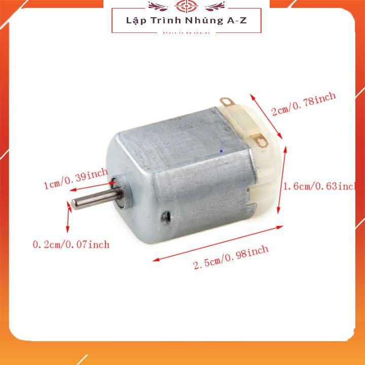 [Lập Trình Nhúng A-Z][148] Động Cơ DC 130 3-6V Motor 3V