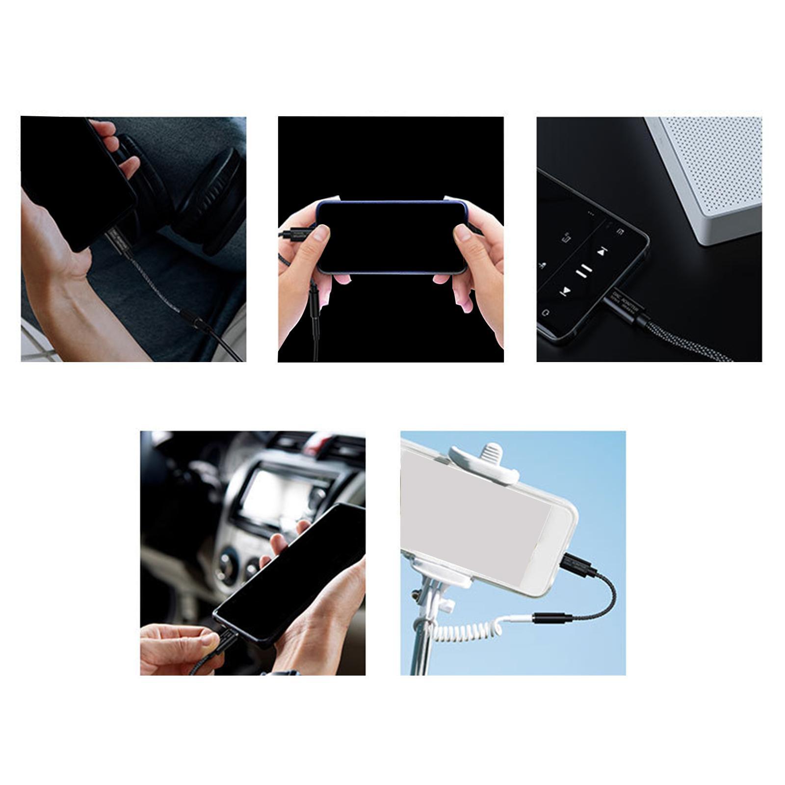 USB C to 3.5mm Audio Adapter DAC for More Devices