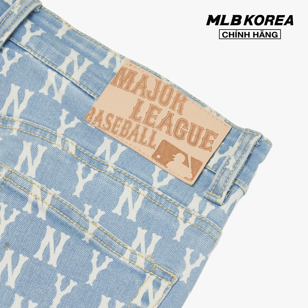 MLB - Quần jeans nữ phom skinny Monogram 3FDPM0521-50BLL