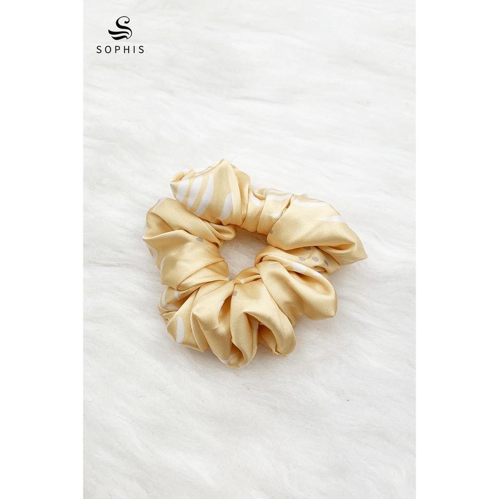 Dây buộc tóc lụa satin cao cấp scrunchies - Nhiều màu