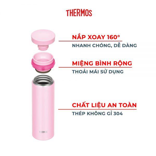 Hình ảnh Bình giữ nhiệt Thermos nắp vặn JNO-502 - Dung tích 500ml - Hàng chính hãng, bảo hành 12 tháng