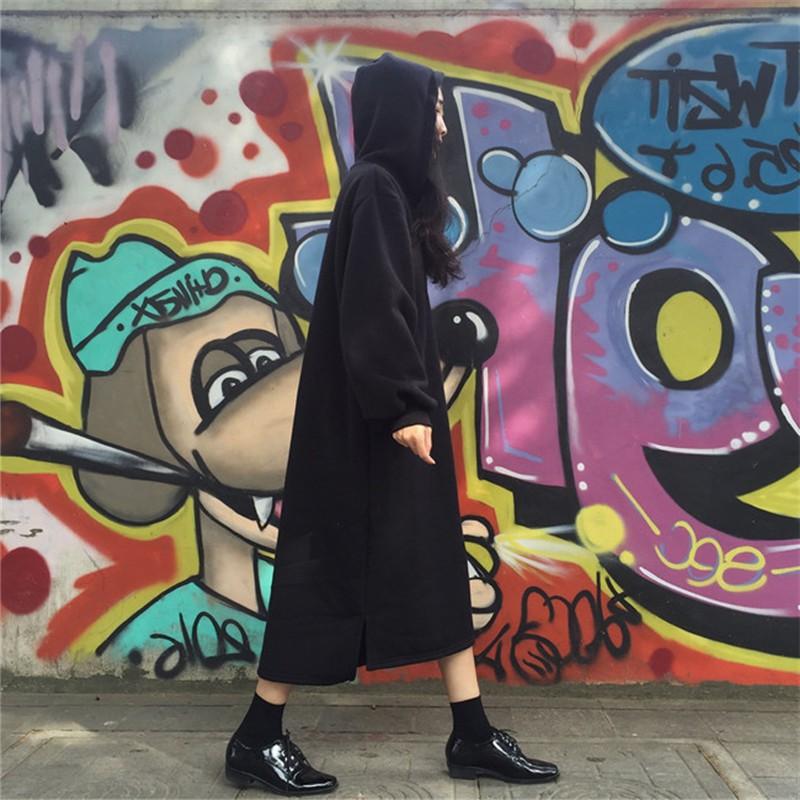 Hoodie dài phong cách Hàn quốc