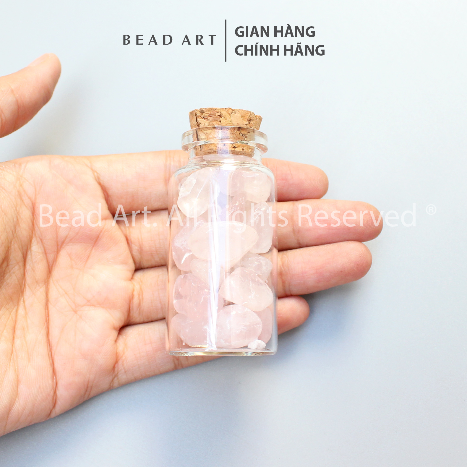 Hũ Đá Thanh Tẩy Nạp Năng Lượng, Đá Phong Thủy, Tarrot, Nhiều Màu Sắc, Đá Vụn Mài Nhẵn 03 - Bead Art