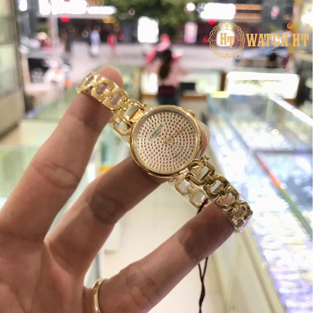 Đồng hồ nữ SUNRISE 9970SA full hộp chính hãng, kính Sapphire chống xước, chống nước