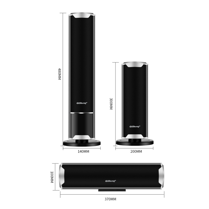 Mới Công Suất Cao 100W TV Gia Đình Phòng Khách KTV Loa Bluetooth Âm Thanh Vòm Loa Siêu Trầm Loa 5.1 Hệ Thống Rạp Hát Tại Gia bộ Âm Thanh Color: With dual Mic