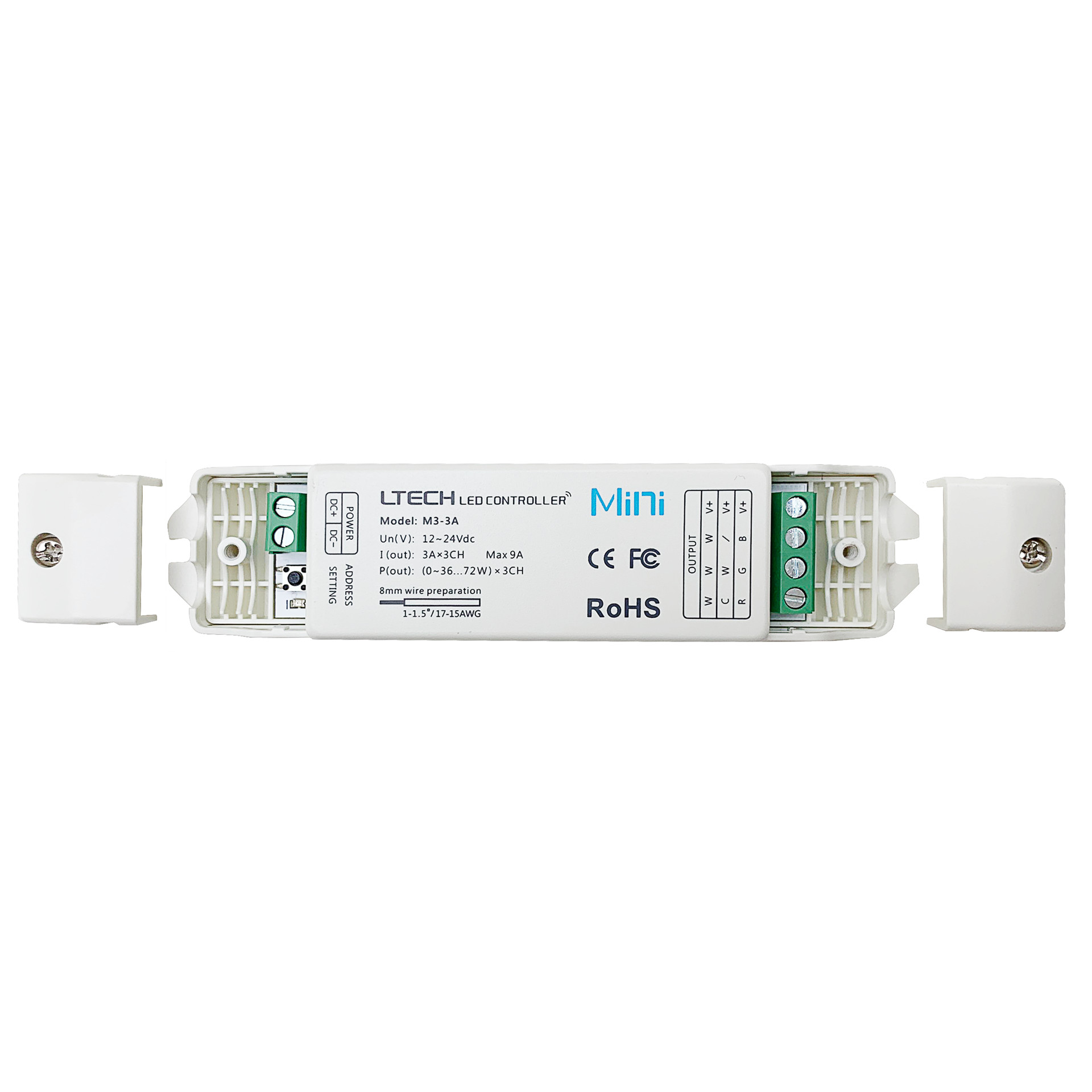 Bộ Điều Khiển Đèn Led Ltech M3+M3-3A Điều Chỉnh Màu Sắc Ánh Sáng, LED Dimmer Controller - Hàng Nhập Khẩu