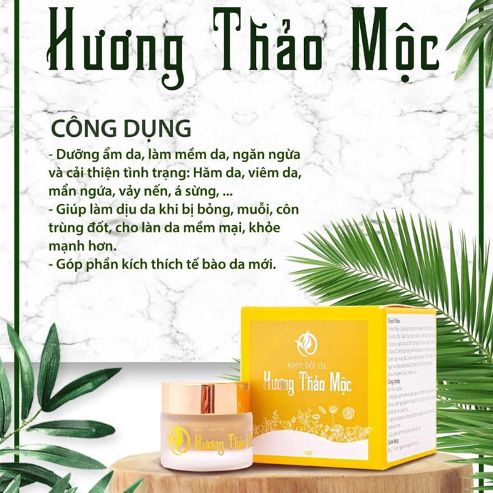 Kem Bôi Da Giảm Dị Ứng Hương Thảo Mộc Hũ 13gr