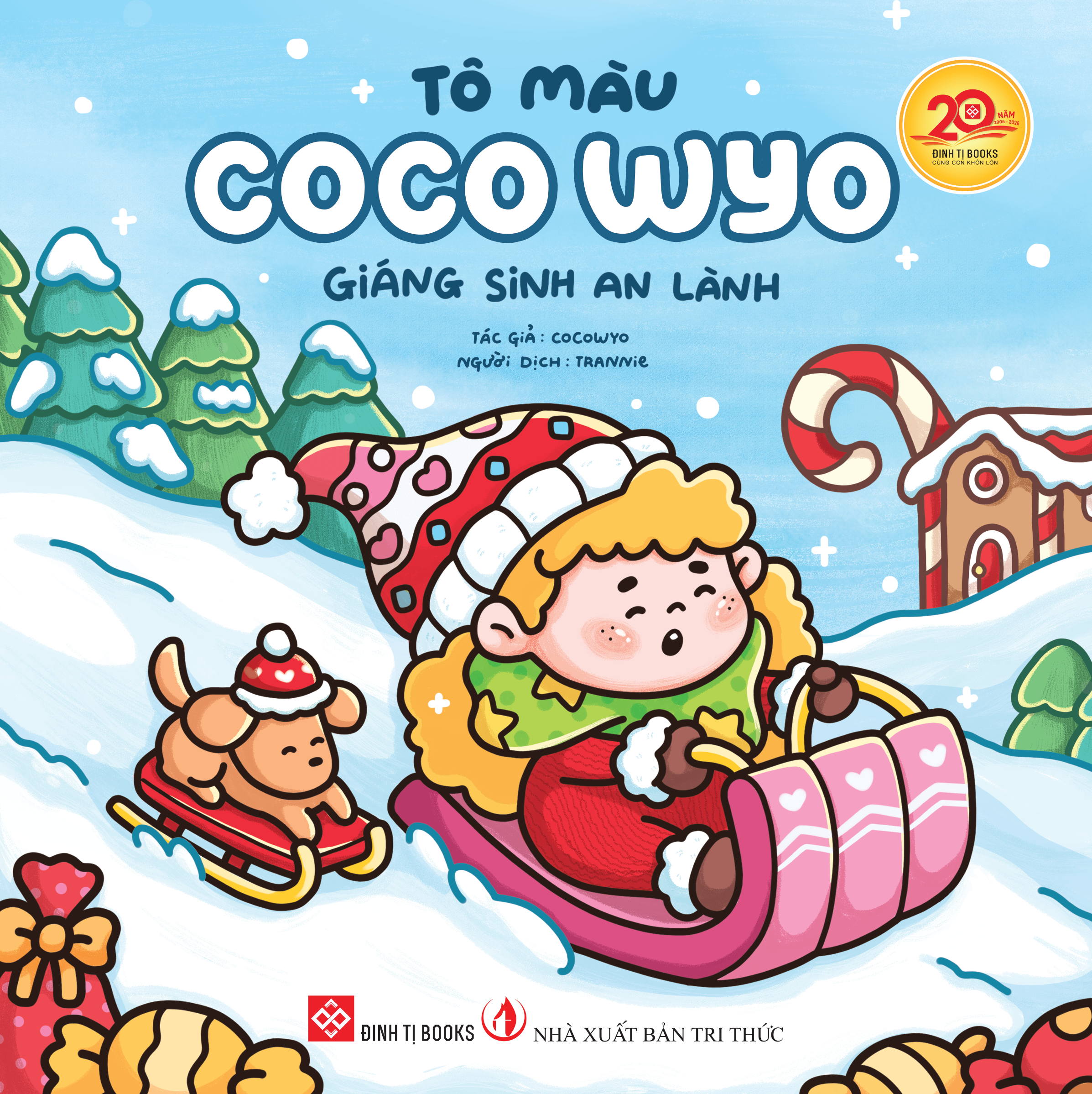 Sách - Tô Màu Coco Wyo - Giáng Sinh An Lành