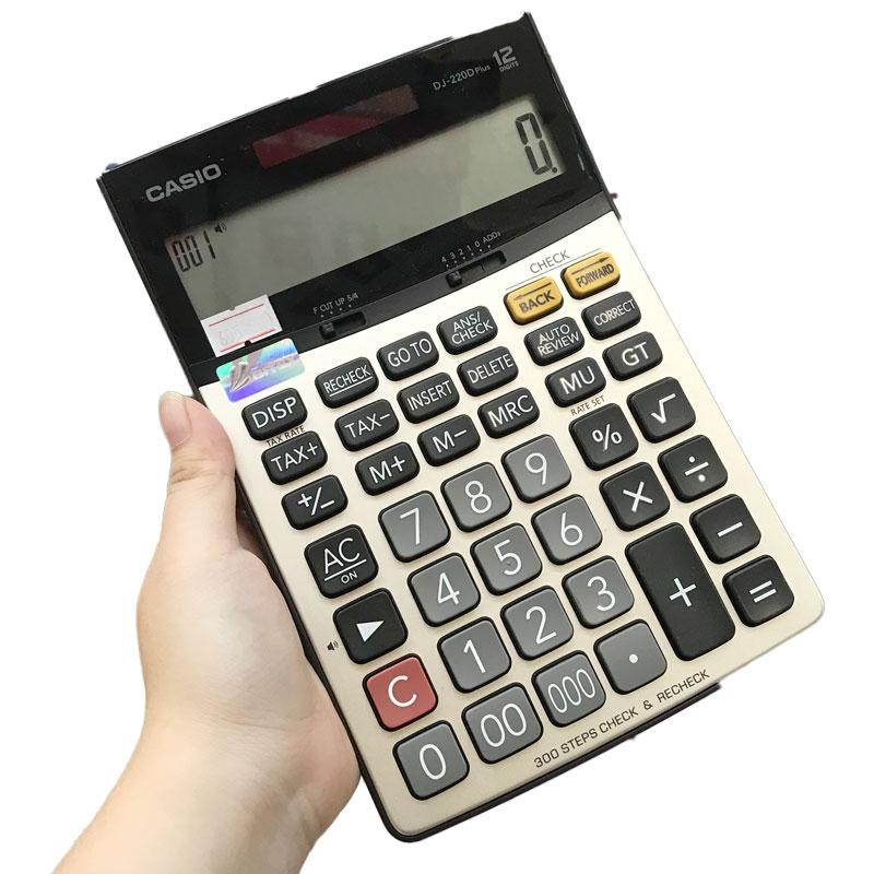 Máy Tính Văn Phòng Casio DJ - 220D Plus - Kèm Quà Chất