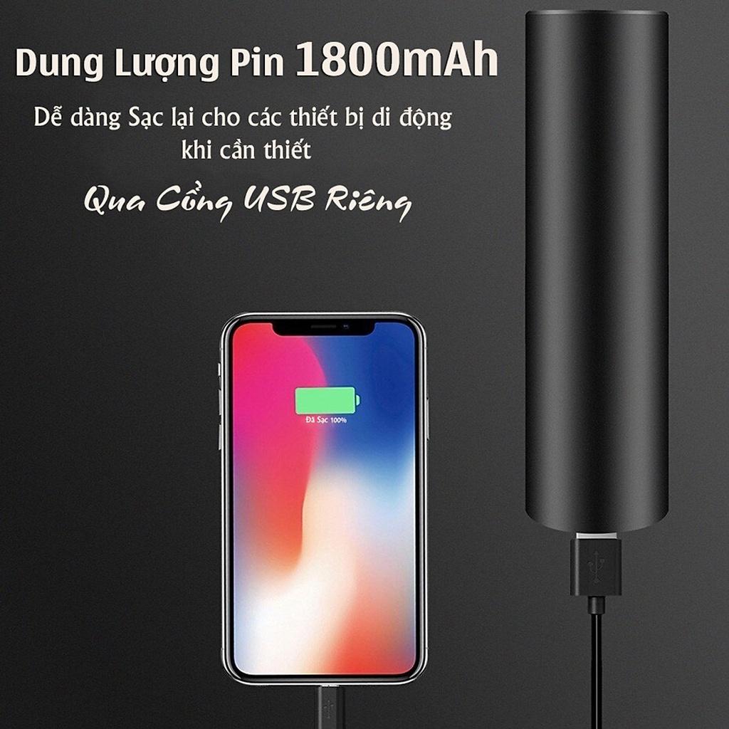 Đèn Pin Mini Siêu Sáng Amalife CK2 Kiêm Sạc Dự Phòng - Chính Hãng