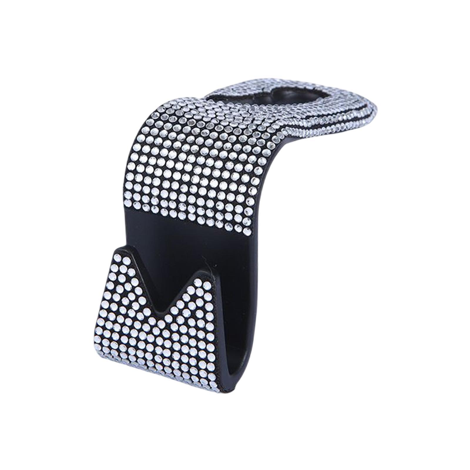 Universal Car Headrest Hook Portable for Umbrellas Hanging Bag Handbag White