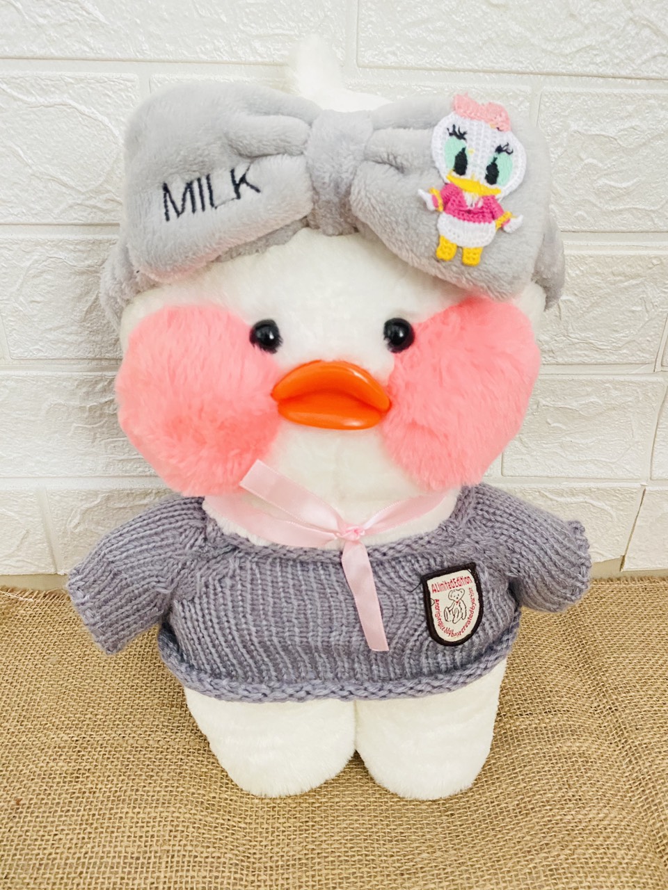 Vịt Má Hồng Lalafanfan Cao 39 cm mẫu AT02