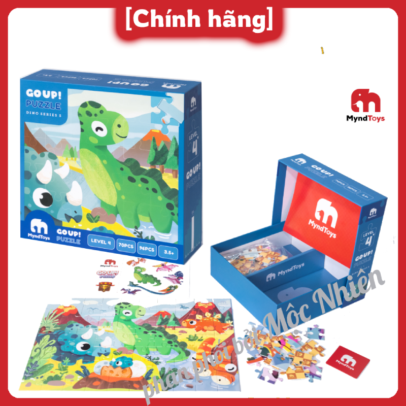 Đồ Chơi Xếp Hình MyndToys Go Up! Puzzle Level 4 - Dino Series S