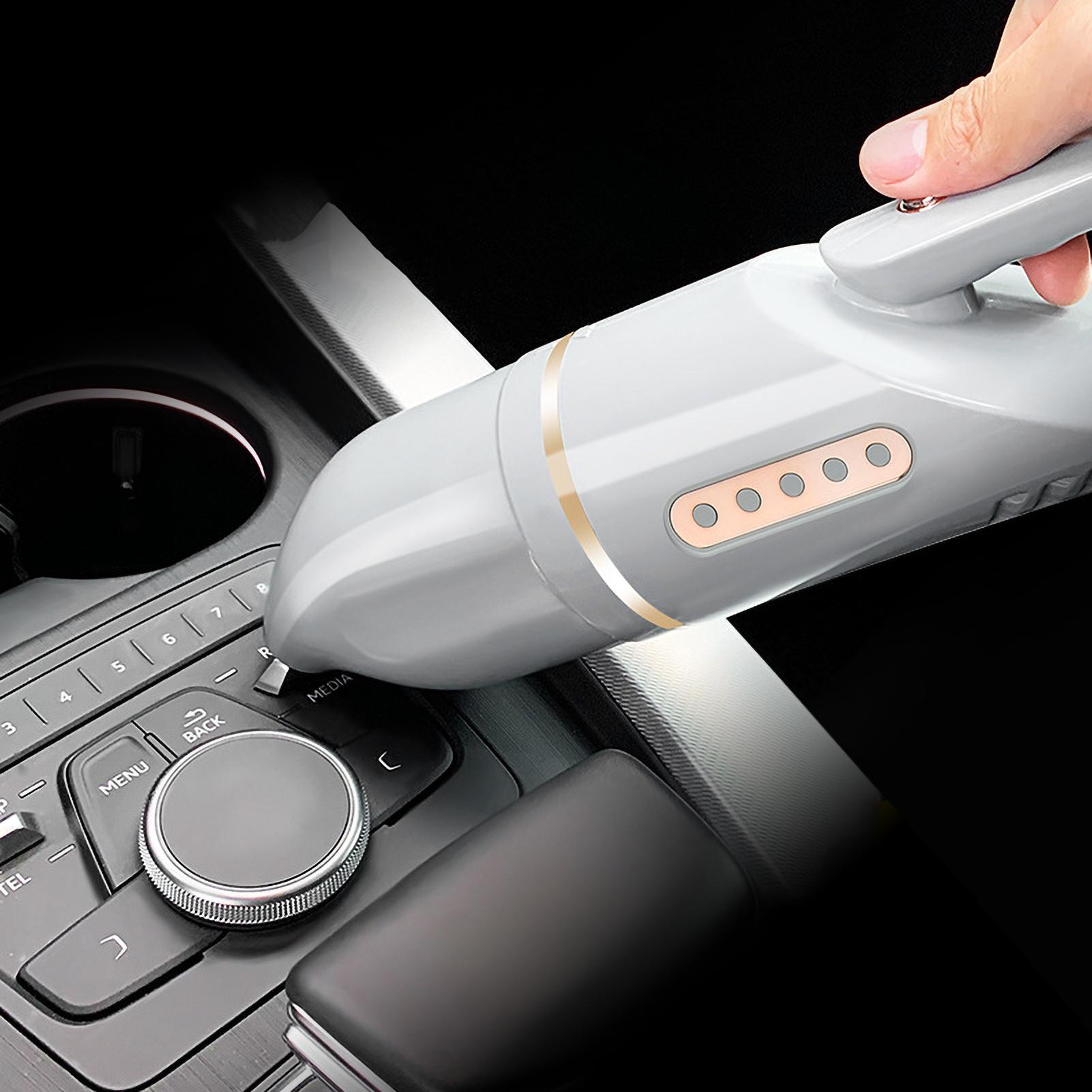 USB Rechargeable Handheld Mini Vacuum Cleaner Car Cleaning Kit with 120W 4500PA Strong Suction for Home and Car