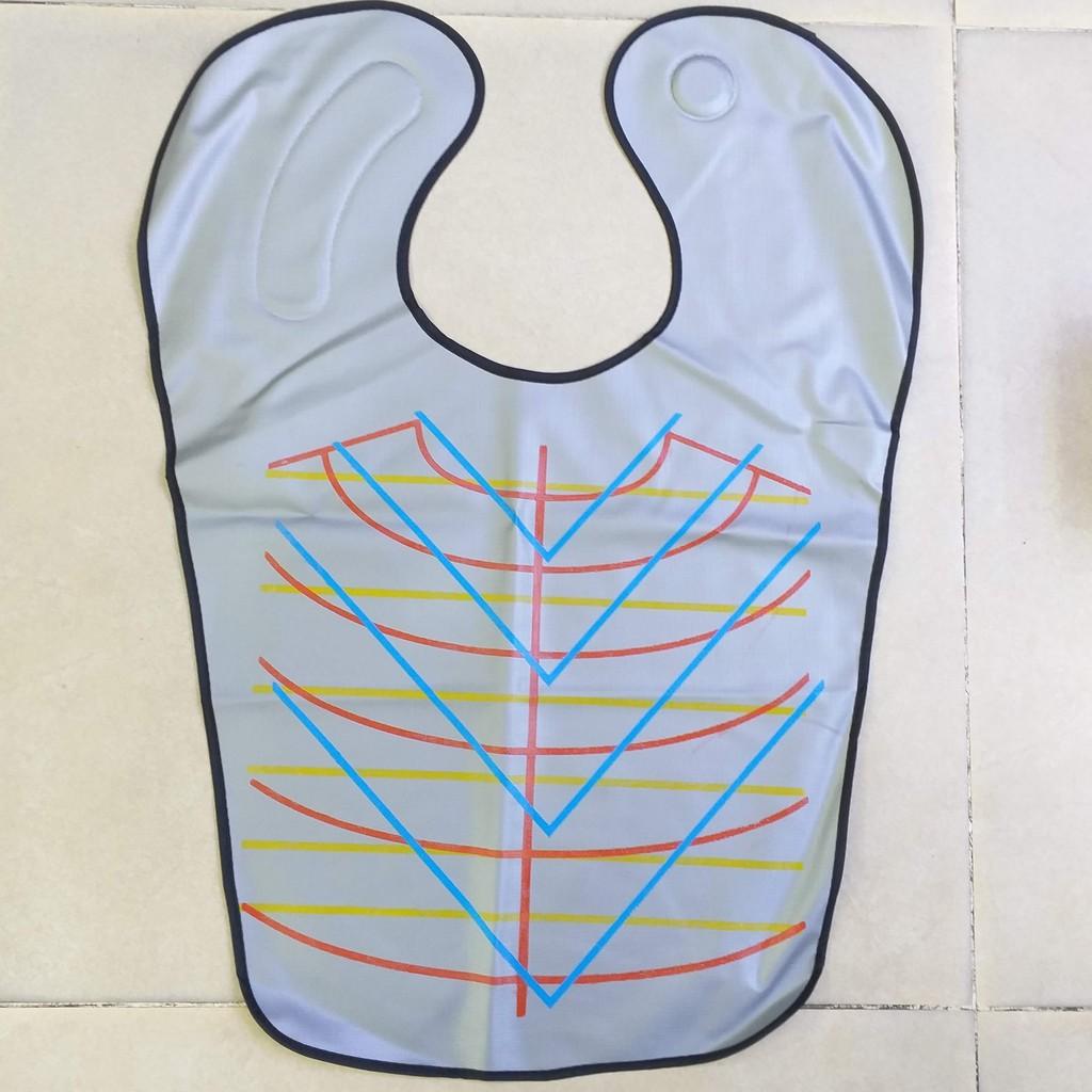 Áo choàng da dán Sọc kích thước dài 65cm