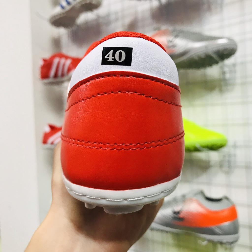 Mẫu giày thể thao đá bóng cao cấp chính hãng Wika 3 sọc Đỏ 2022
