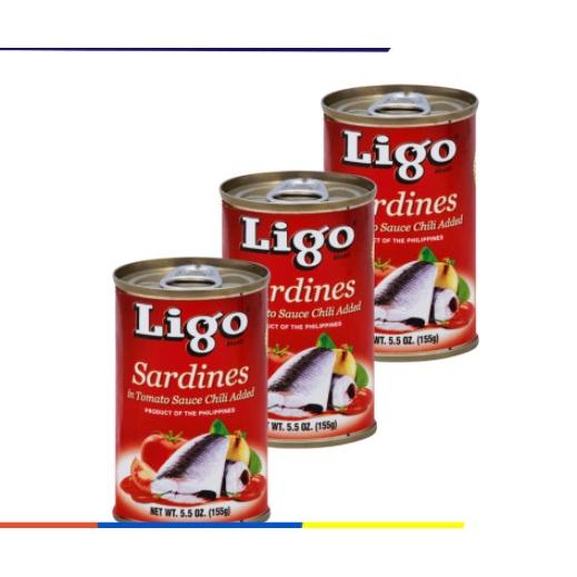 Cá mòi sốt cà vị ớt cay Ligo 155g ĐẢM BẢO GIÁ RẺ - CẠNH TRANH