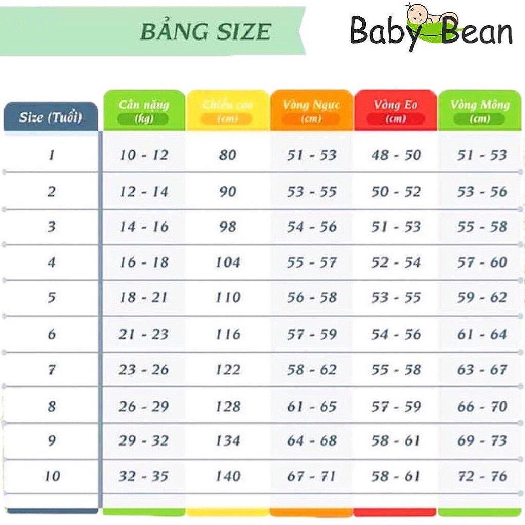 Váy Đầm Oganza Công Chúa Bèo Ngực Thêu Hoa Bé Gái BabyBean (12-42Kg)