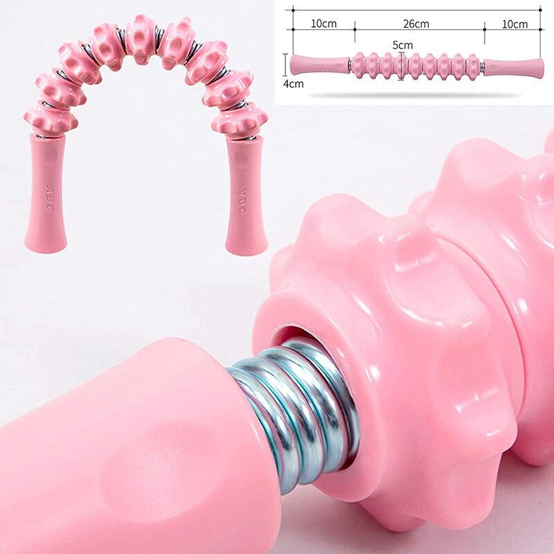 Yoga Massage Roller Can Bend Multifunctional Fitness Bar To Relax Muscles Gym Equipment for Home Accessories Pulley Gym