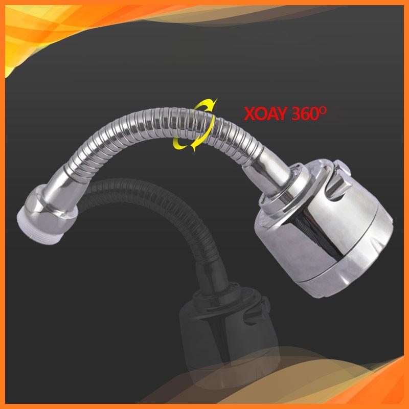 Đầu vòi rửa chén bát tăng áp, điều hướng xoay 360 độ, 3 chế độ, tiết kiệm nước, phù hợp với nhiều loại vòi
