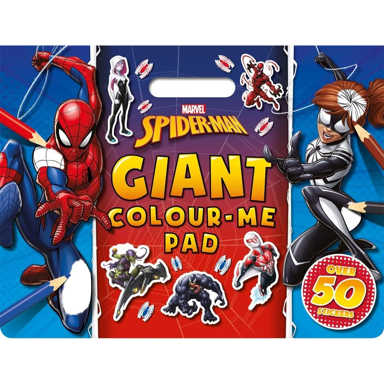 Sách Marvel Spider-Man: Giant Colour-Me Pad