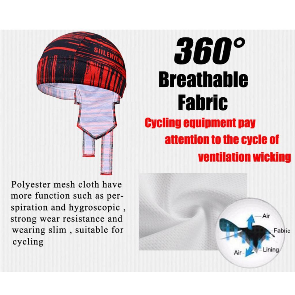 2x Outdoor Cycling Headwear Bandana Pirate Headband Wrap