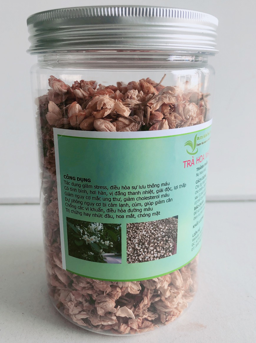 Trà Hoa nhài - Nguyên hoa thơm ngon - Cao cấp (200gr)