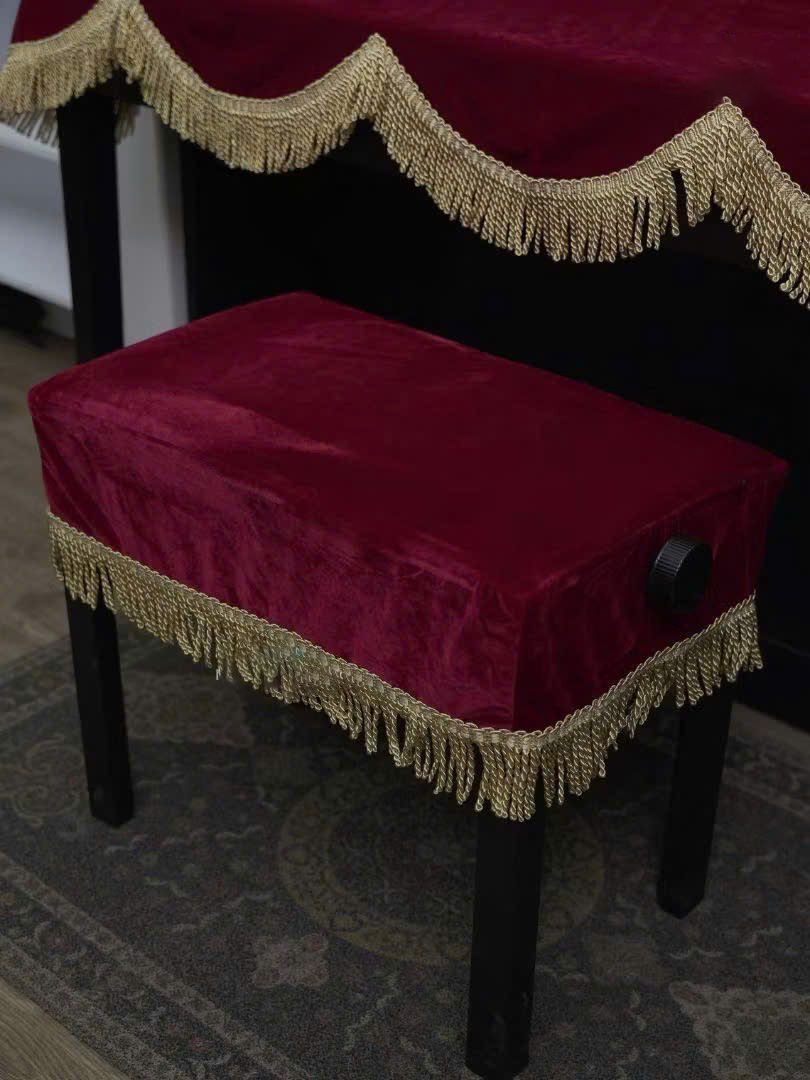 Bộ phủ đàn piano điện tử 88 phím phong cách Châu Âu cổ điển sang trọng chống bụi chống xước - Hàng chính hãng