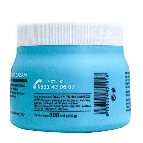 Hấp dầu mềm mượt Wellnow Hair Care Cream 500ml