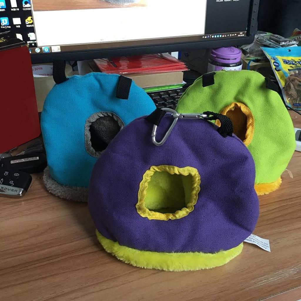 Winter  Birds Parrot Nest Hammock Cave Cage Warm Hanging Bed