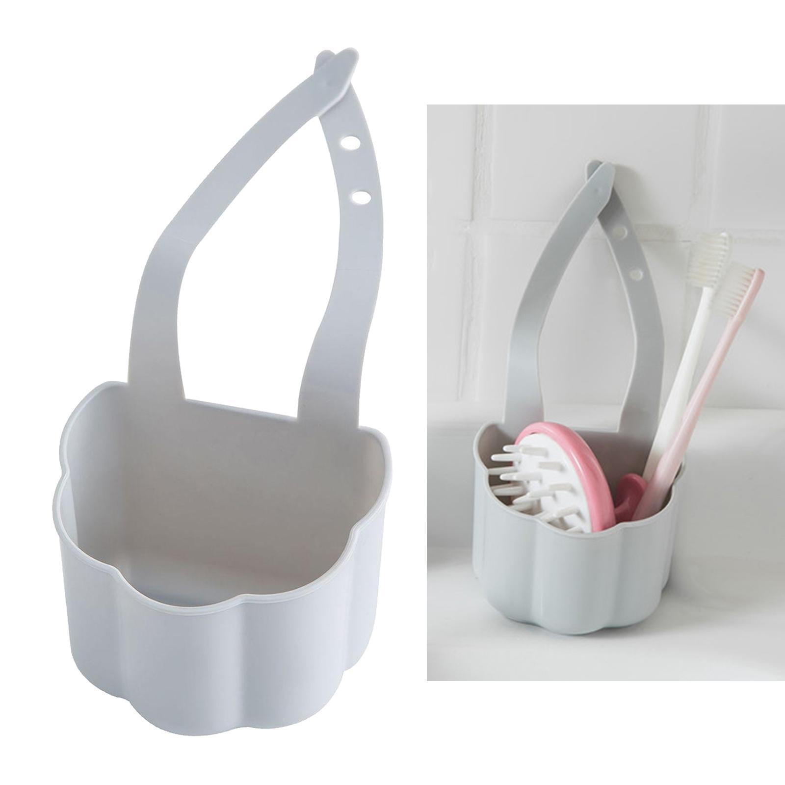 Sink Basket Strainer Drain Shelf Sink Storage Rack Holder