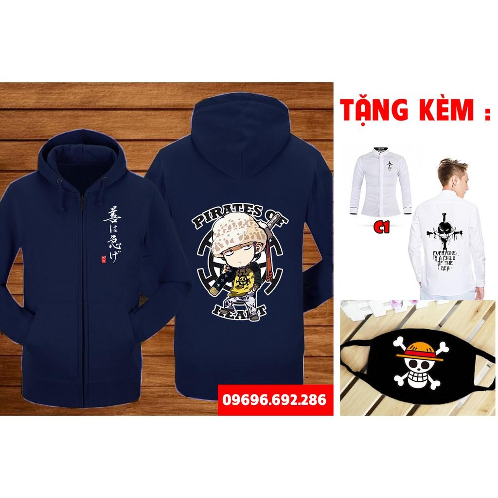 Áo khoác Law chibi - áo One Piece được yêu thích, cực đẹp cực ngầu giá tận xưởng