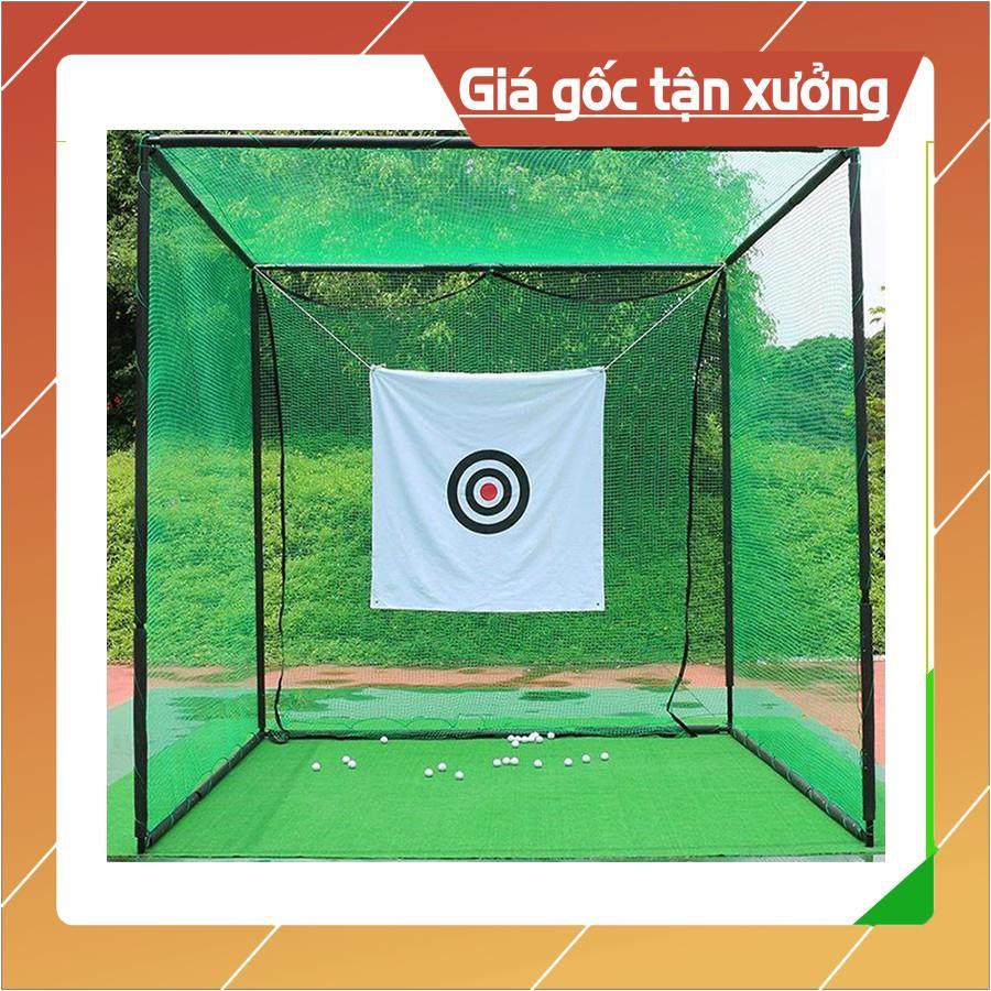 Bộ Lưới khung sắt tập golf 3x3x3m [GIÁ SIÊU SỐC