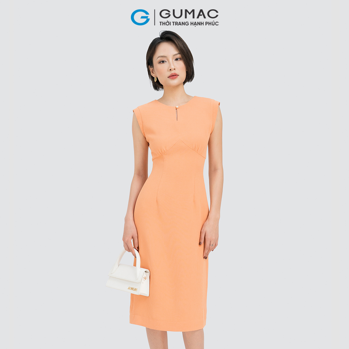 Đầm bút chì tay liền GUMAC DD04024