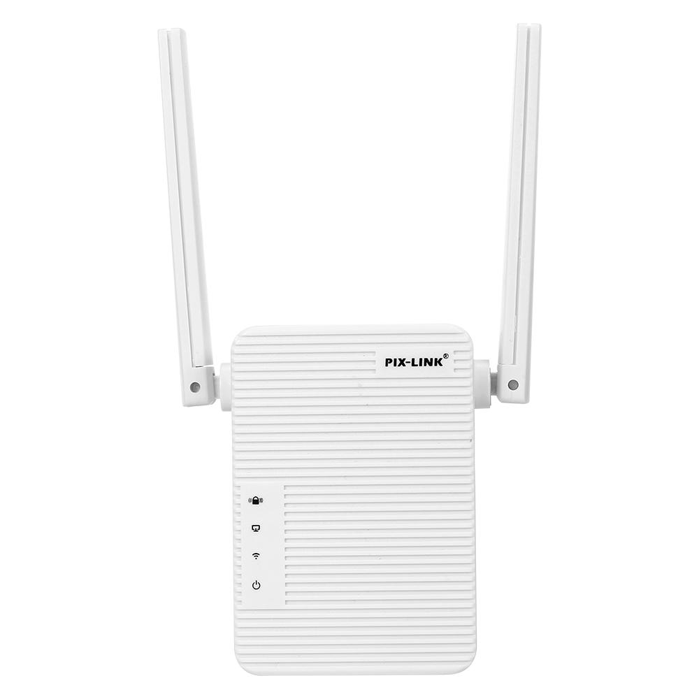 Bộ lắp WiFi / khuếch đại tín hiệu mở rộng phạm vi không dây AP 300Mbps với ăng-ten kép cho văn phòng gia đình Đầu cắm US - màu trắng