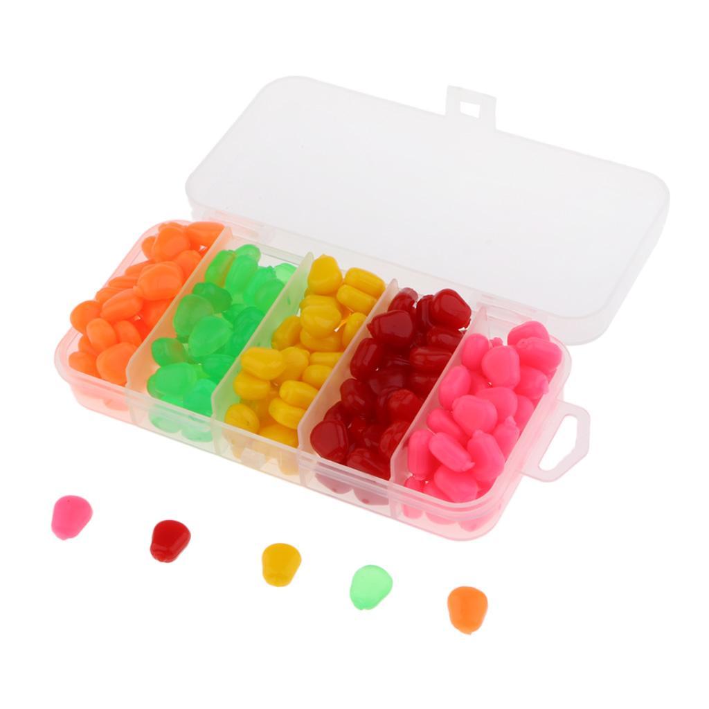 200Pcs Artificial Corn Fishing Simulation Fake Soft Baits for Trout