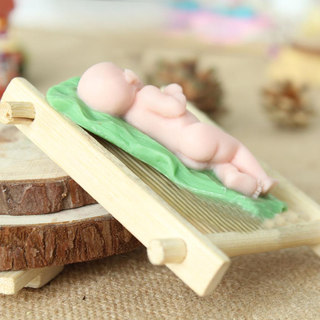 Sleeping Baby Shape Silicone Clay Mold Mould For Fondant Cake Decorating