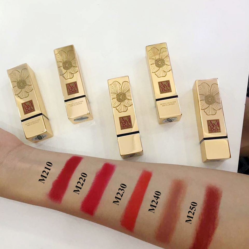 Son lì cao cấp lâu phai Amarra - Infinity Conlection Matte Lipstick