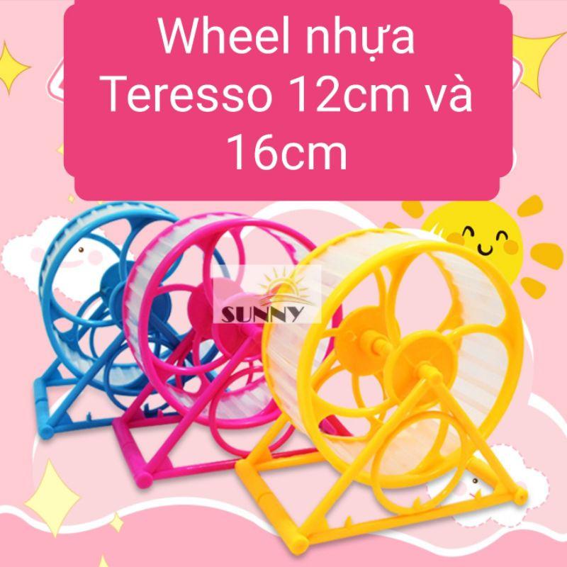 Wheel nhựa 12cm và 16cm cho hamster