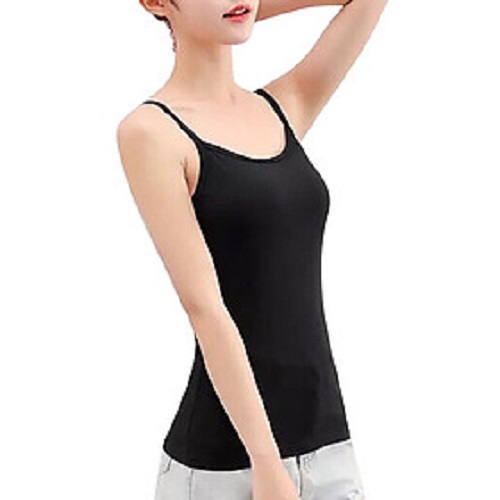 Áo 2 dây chất cotton mịn, mặc trong vest, mix đồ siêu đẹp